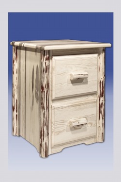 rustic file cabinet
