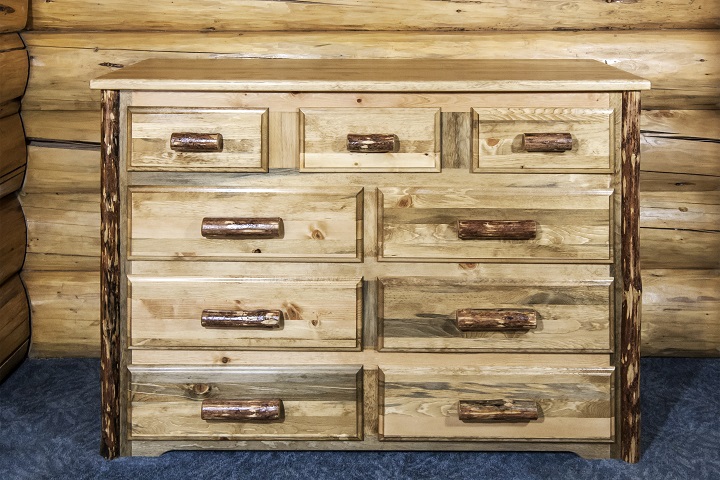 log cabin bedroom dresser 