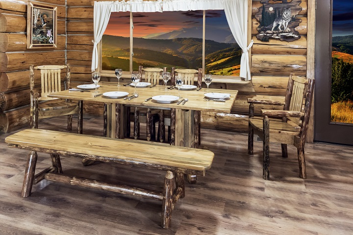 rustic kitchen tables chairs 