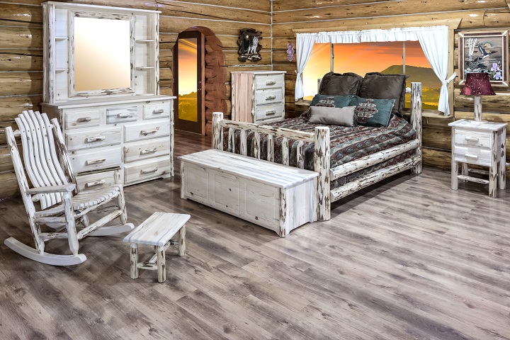 log cabin bedroom sets
